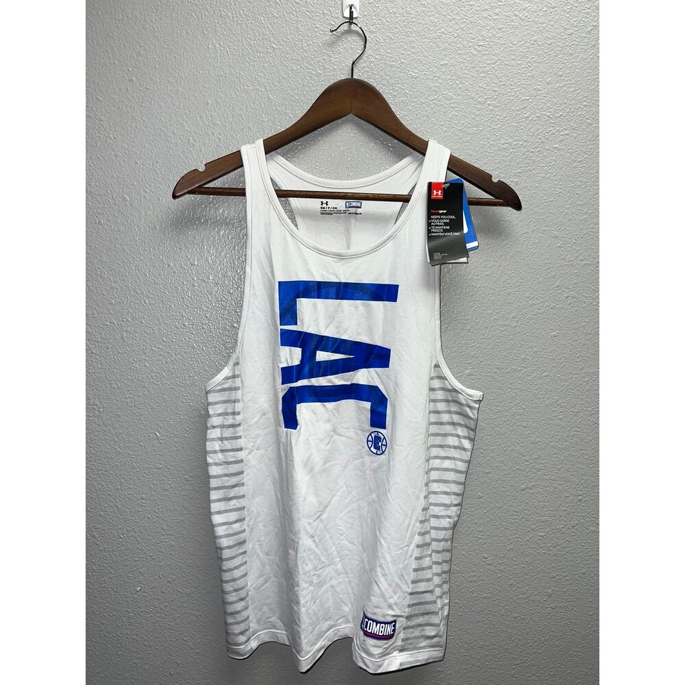 Womens Los Angeles Clippers Tank Top Sleeveless Shirt Combine NBA Small